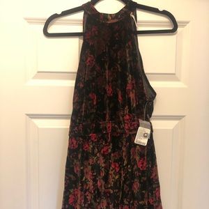 Free People floral romper, size xs NWT
